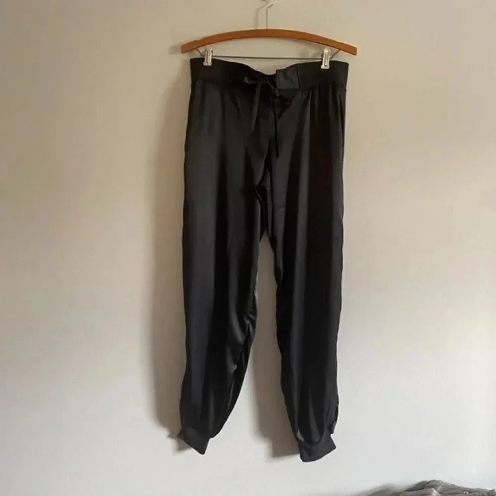 Victoria's Secret Black Silky Jogger Pants - Picture 3 of 12